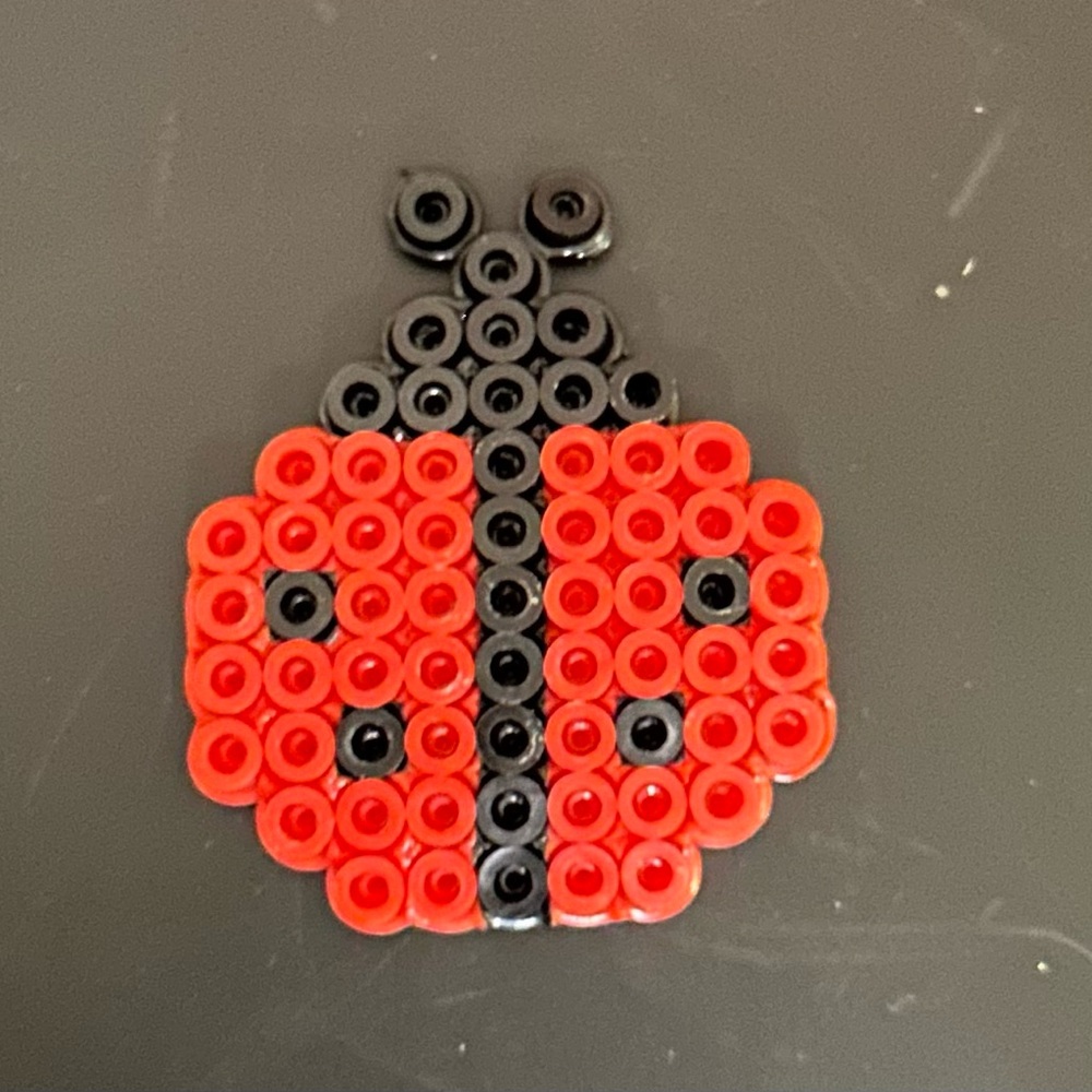 Ladybug Perler bead magnet